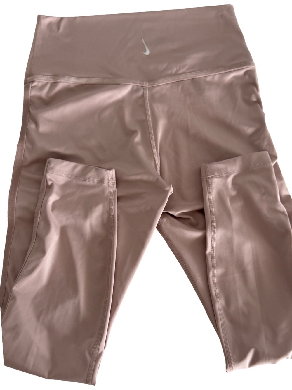 Nike Mauve/Pink High-Rise Workout Leggings